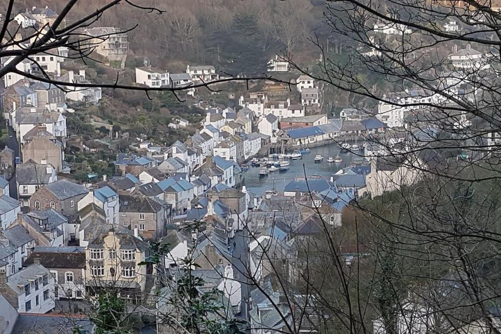 Bijou Coastal Apartment In Polperro With Hot Tub Onsite Parking Downhill Walk To Village Exterior foto
