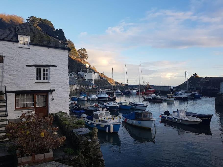 Bijou Coastal Apartment In Polperro With Hot Tub Onsite Parking Downhill Walk To Village Exterior foto